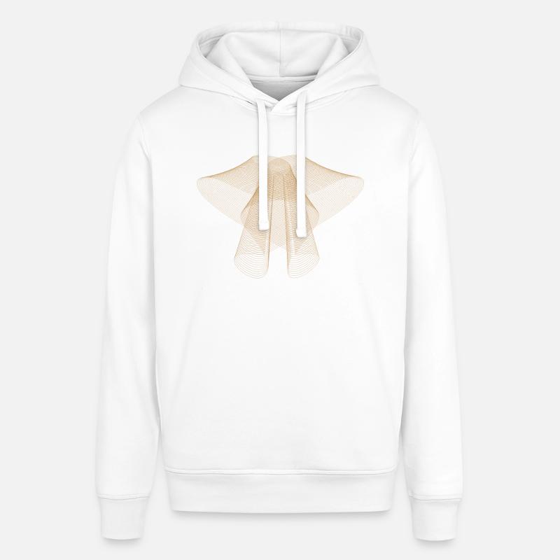 Conception de points abstraits - Sweat à capuche SOUNDER Stanley/Stella Unisexe - blanc