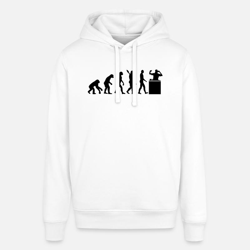 Evolution DJ - Stanley/Stella Unisex Hoodie SOUNDER - Weiß