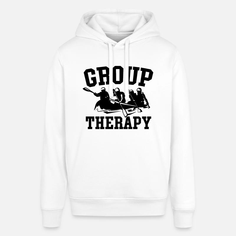 Group Therapy Rafting Adventure - Stanley/Stella SOUNDER Unisex Hoodie - white