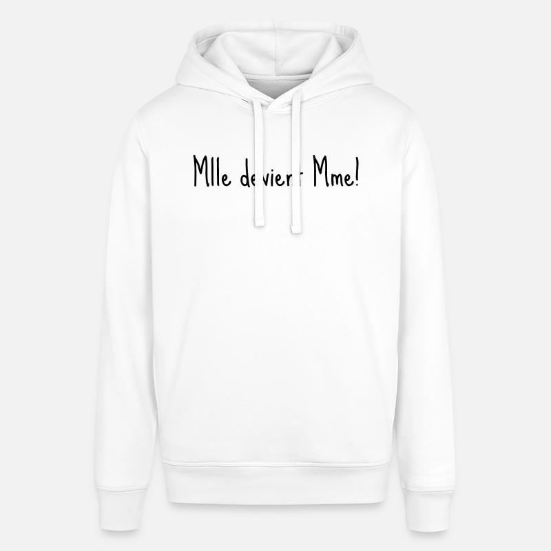 Mlle devient mme - Sweat à capuche SOUNDER Stanley/Stella Unisexe - blanc