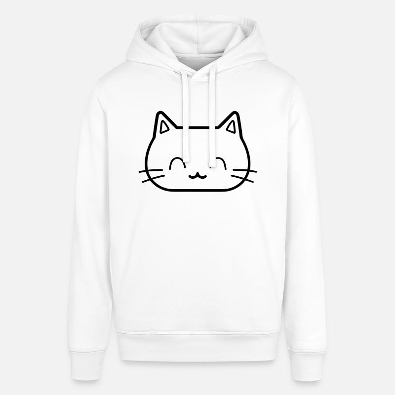 chat - Sweat à capuche SOUNDER Stanley/Stella Unisexe - blanc