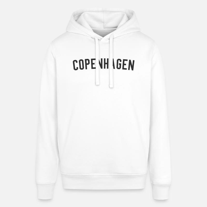 Conception de Copenhague - Sweat à capuche SOUNDER Stanley/Stella Unisexe - blanc
