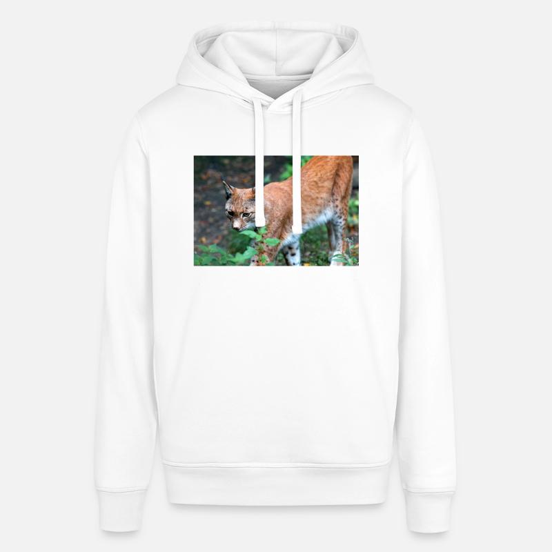 Eurasischer Luchs oder Nördlicher Luchs - Stanley/Stella Unisex Hoodie SOUNDER - Weiß