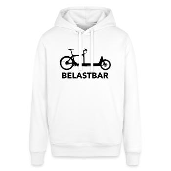 Belastbar - Stanley/Stella Unisex Hoodie SOUNDER - Weiß - Vorne - Alina (178cm) & Michal (187cm)