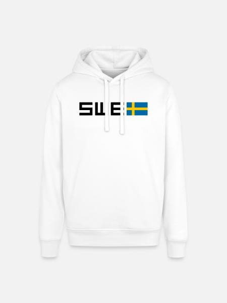 Sweden - Luvtröja SOUNDER unisex från Stanley/Stella - vit