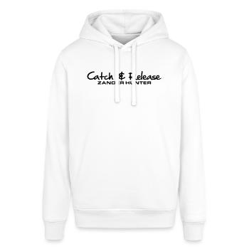 as23_cr_zander_hunter - Stanley/Stella SOUNDER Unisex Hoodie - white - Front - Alina (178cm) & Michal (187cm)
