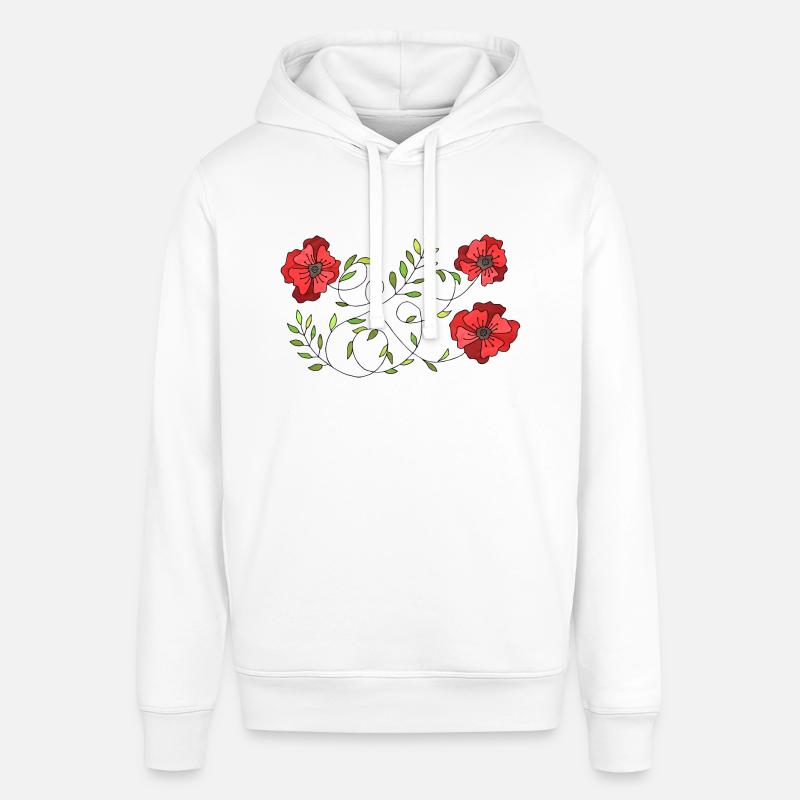 Fleur - Sweat à capuche SOUNDER Stanley/Stella Unisexe - blanc