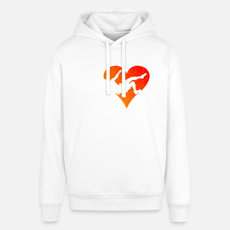 Kletterer Boulder Climber Klettern Climbing - Stanley/Stella Unisex Hoodie SOUNDER - Weiß