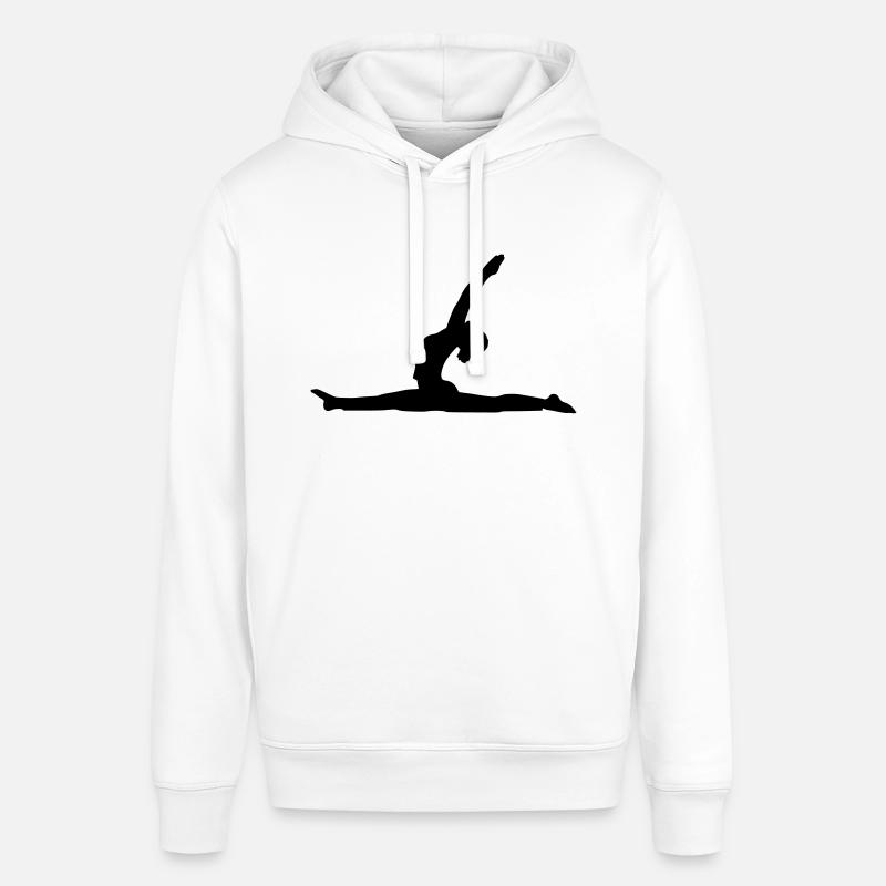 Fente devant silhouette - Sweat à capuche SOUNDER Stanley/Stella Unisexe - blanc