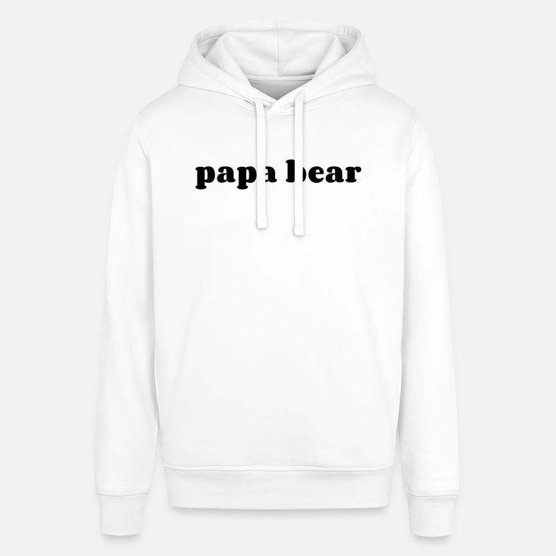 PAPA OURS - Sweat à capuche SOUNDER Stanley/Stella Unisexe - blanc