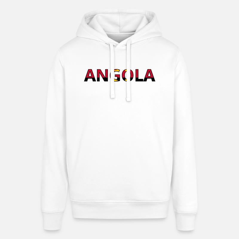 Drapeau Angola - Sweat à capuche SOUNDER Stanley/Stella Unisexe - blanc