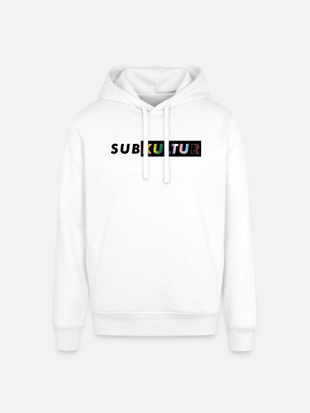 SUBKULTUR CSD - Stanley/Stella Unisex Hoodie SOUNDER - Weiß