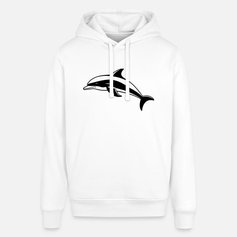 Petit Dauphin - Sweat à capuche SOUNDER Stanley/Stella Unisexe - blanc
