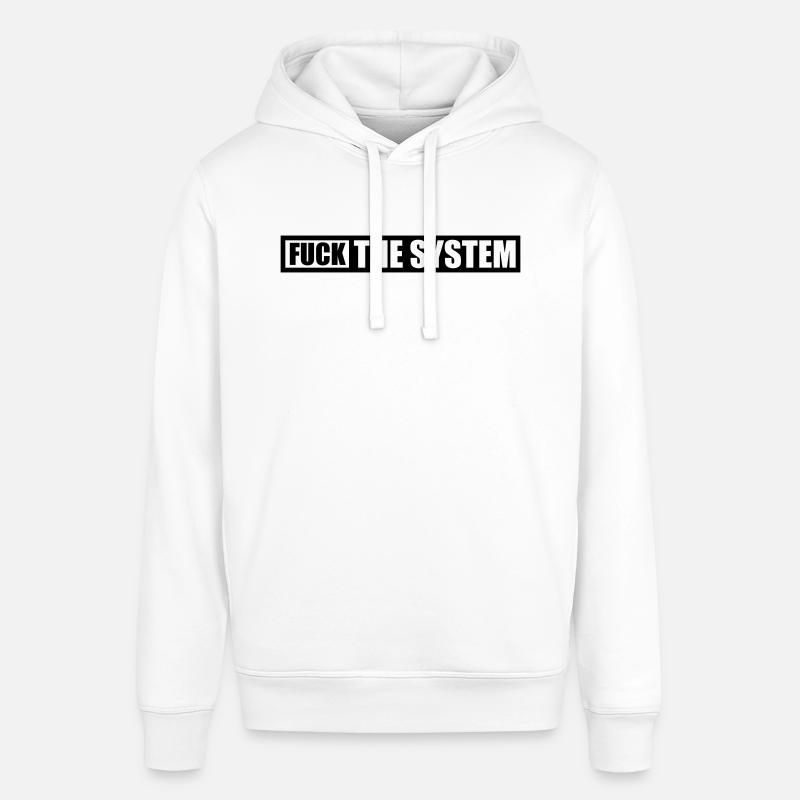Logo baise le système - Sweat à capuche SOUNDER Stanley/Stella Unisexe - blanc