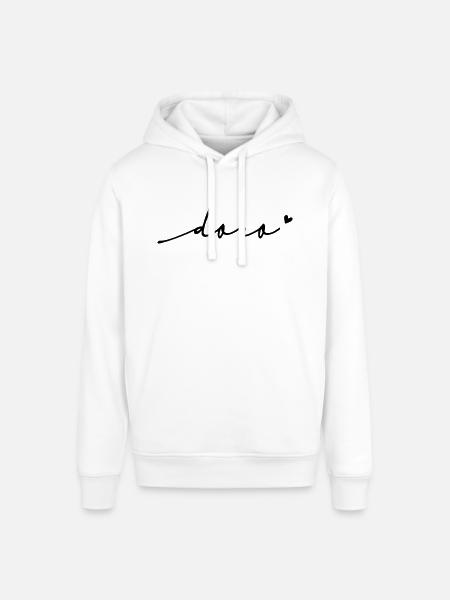 Doro Cursive Name - Stanley/Stella SOUNDER Unisex Hoodie - white