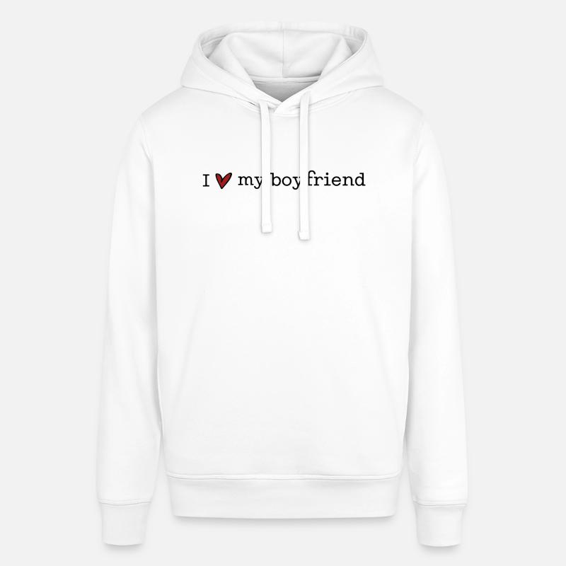 J’aime mon copain - Sweat à capuche SOUNDER Stanley/Stella Unisexe - blanc