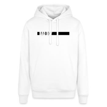 Dicton bad boy - Sweat à capuche SOUNDER Stanley/Stella Unisexe - blanc - Devant - Alina (178cm) & Michal (187cm)