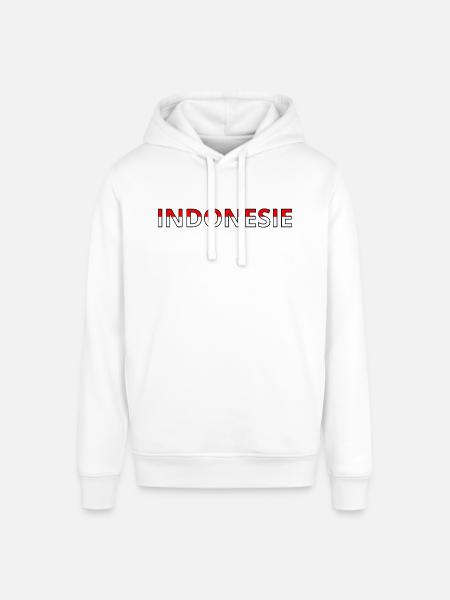 Drapeau Indonésie - Sweat à capuche SOUNDER Stanley/Stella Unisexe - blanc
