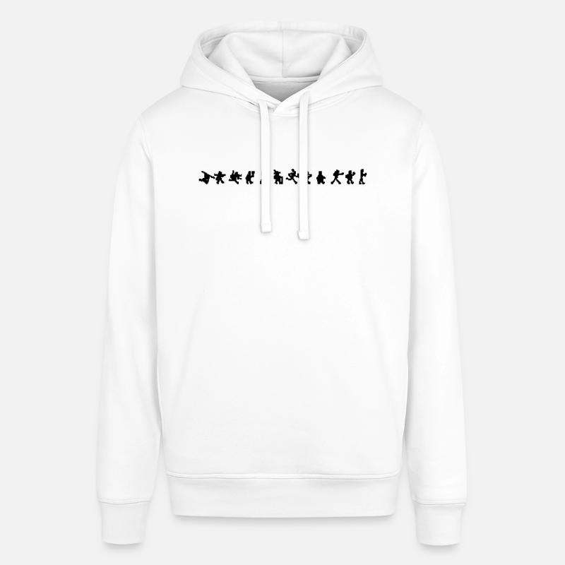 Évolution des pixels - Sweat à capuche SOUNDER Stanley/Stella Unisexe - blanc