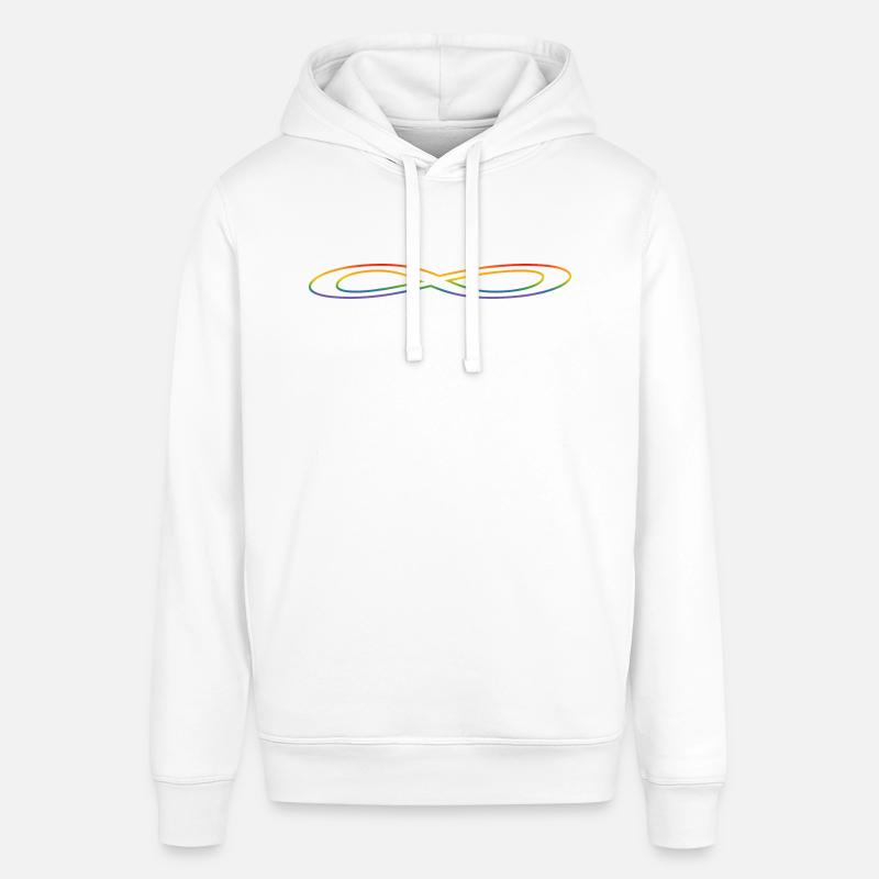 Arc-en-ciel Infinity - Sweat à capuche SOUNDER Stanley/Stella Unisexe - blanc