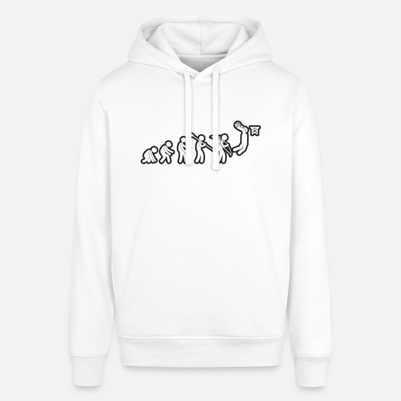 Evolution Basket Blanc Grunge - Sweat à capuche SOUNDER Stanley/Stella Unisexe - blanc