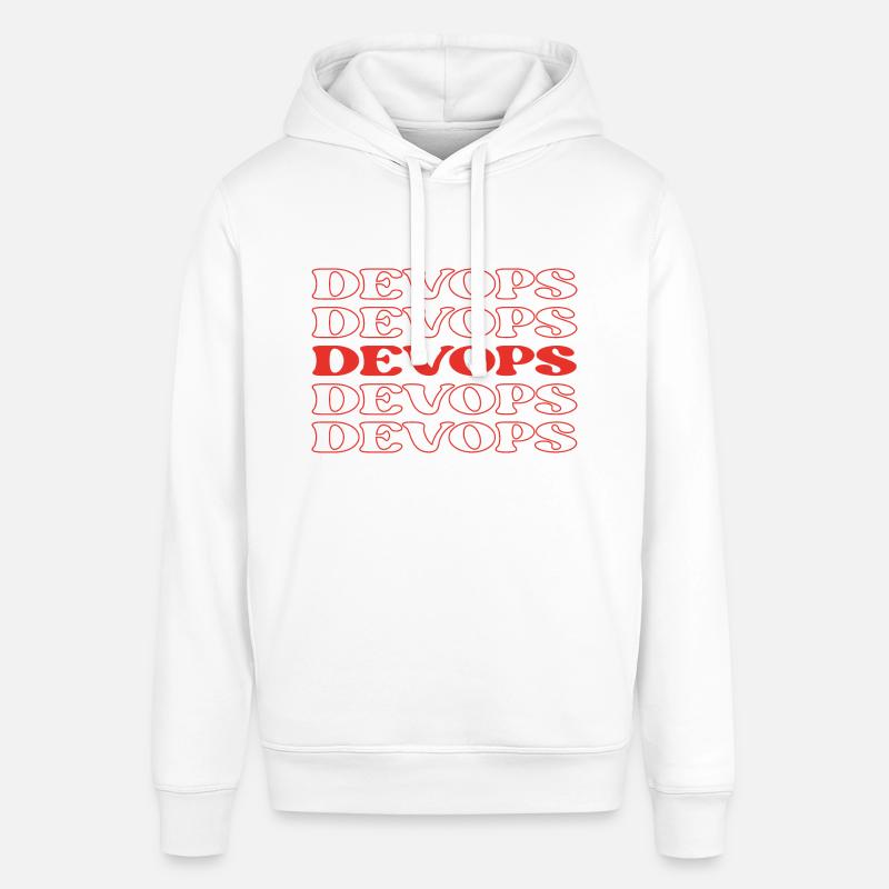 Devops Developer Operations Engineer Devops - Stanley/Stella SOUNDER Unisex Hoodie - white