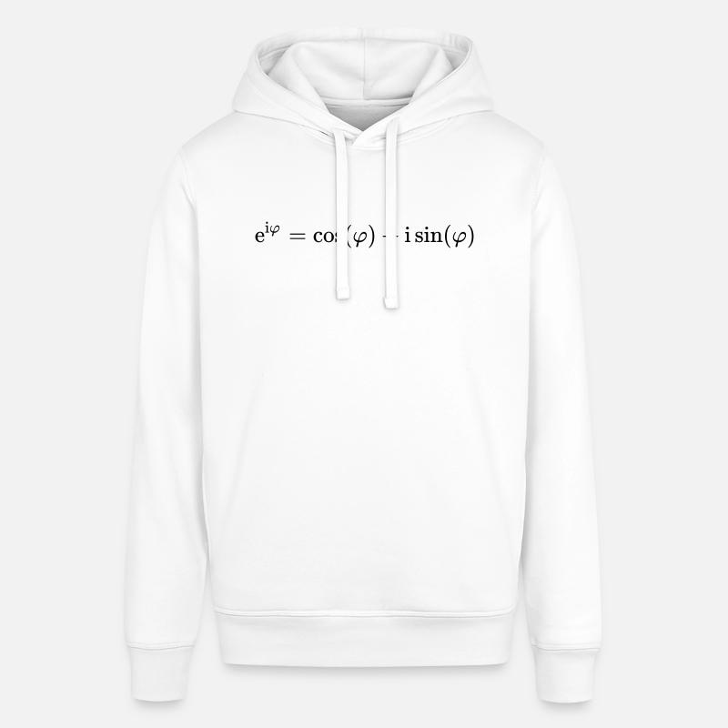 L'identité d'Euler - Sweat à capuche SOUNDER Stanley/Stella Unisexe - blanc