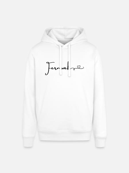 Wanderlust... - Stanley/Stella SOUNDER Unisex Hoodie - white