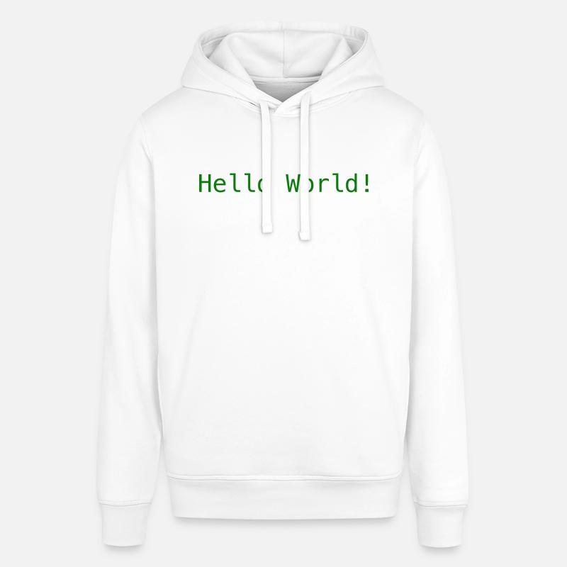 Hello World ! - Stanley/Stella SOUNDER Unisex Hoodie - white