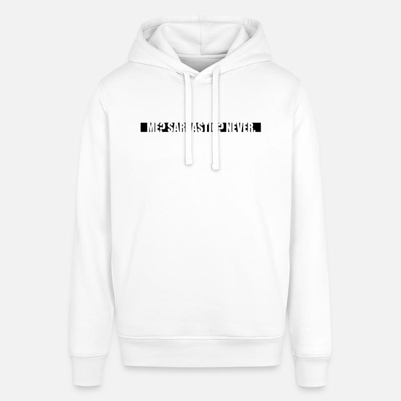 moi sarcastique ne cite jamais - Sweat à capuche SOUNDER Stanley/Stella Unisexe - blanc