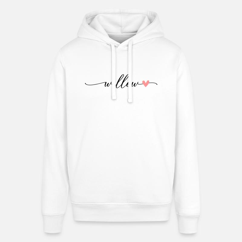 Saule Nom Prénom Calligraphie Script - Sweat à capuche SOUNDER Stanley/Stella Unisexe - blanc