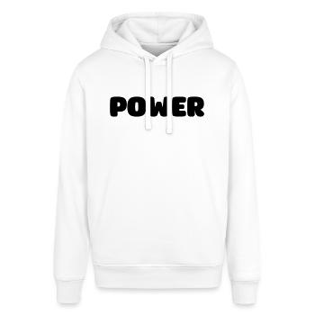 POWER - Stanley/Stella Unisex Hoodie SOUNDER - Weiß - Vorne - Alina (178cm) & Michal (187cm)
