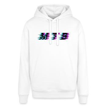 MTB Glitch - Stanley/Stella SOUNDER Unisex Hoodie - white - Front - Alina (178cm) & Michal (187cm)