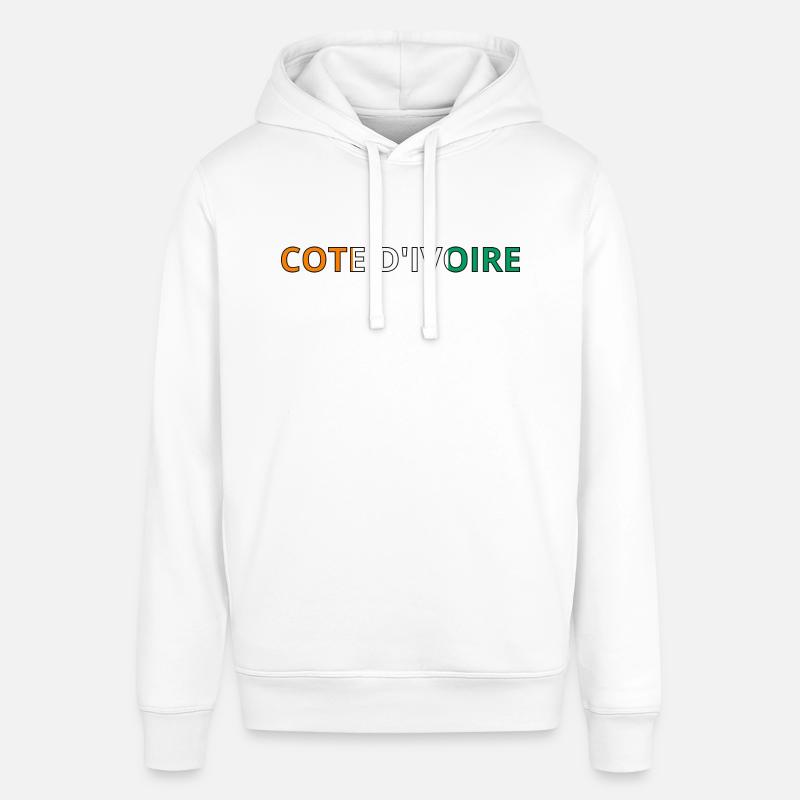 Drapeau Côte d'Ivoire - Sweat à capuche SOUNDER Stanley/Stella Unisexe - blanc