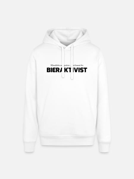 Klimakleber - Bieraktivist - Stanley/Stella Unisex Hoodie SOUNDER - Weiß