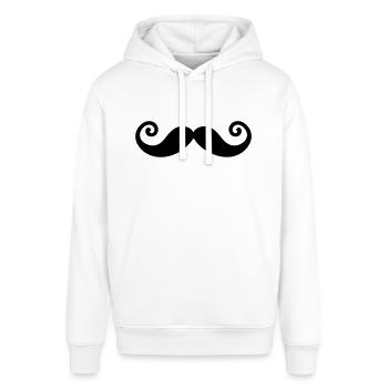 Moustache - Sweat à capuche SOUNDER Stanley/Stella Unisexe - blanc - Devant - Alina (178cm) & Michal (187cm)
