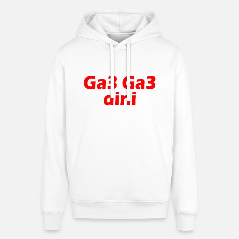 Ga3 ga3 dini - Sweat à capuche SOUNDER Stanley/Stella Unisexe - blanc
