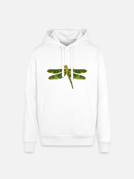 libellule - Sweat à capuche SOUNDER Stanley/Stella Unisexe - blanc