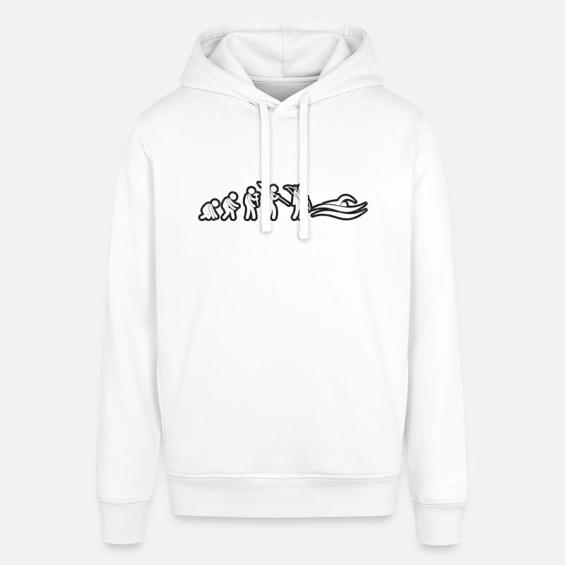 Evolution Swim Blanc Grunge - Sweat à capuche SOUNDER Stanley/Stella Unisexe - blanc