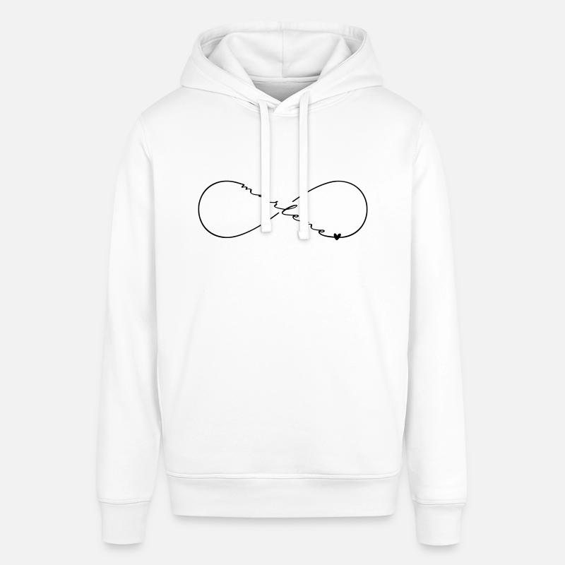 Marlene Nom Symbole de l’Infini - Sweat à capuche SOUNDER Stanley/Stella Unisexe - blanc