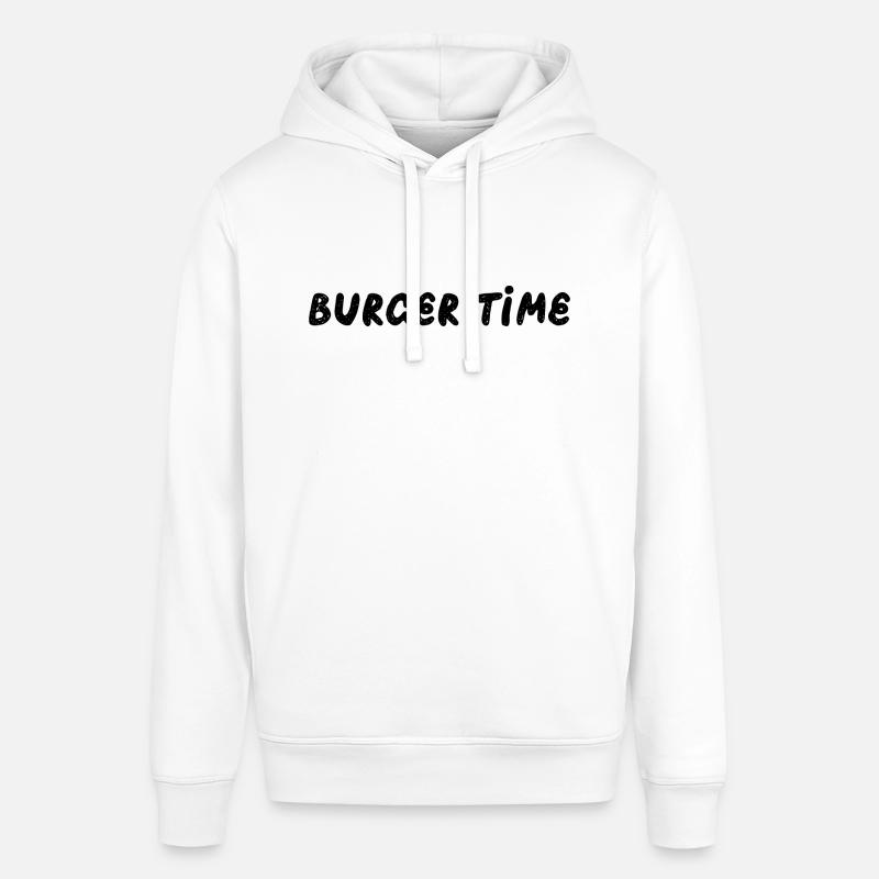 Burger Time - Sweat à capuche SOUNDER Stanley/Stella Unisexe - blanc