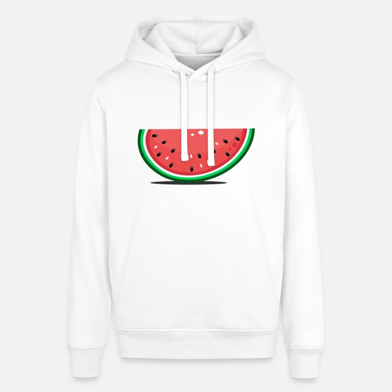 Tranche de design de pastèque - Sweat à capuche SOUNDER Stanley/Stella Unisexe - blanc