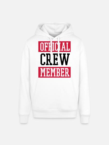 Official Crew Member - Stanley/Stella Unisex Hoodie SOUNDER - Weiß