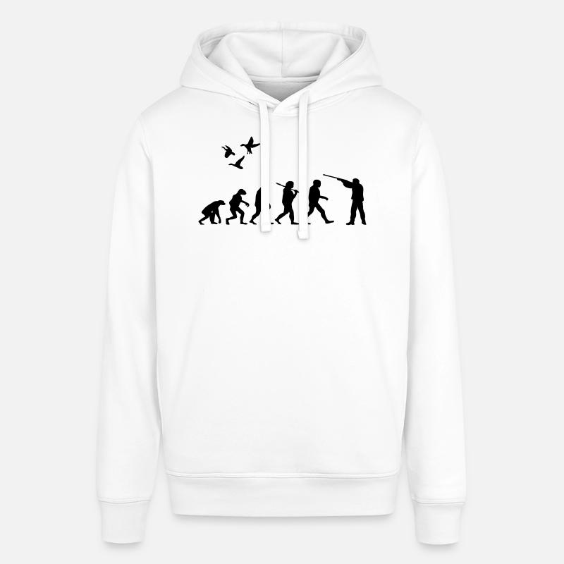Evolution chasseur - Sweat à capuche SOUNDER Stanley/Stella Unisexe - blanc