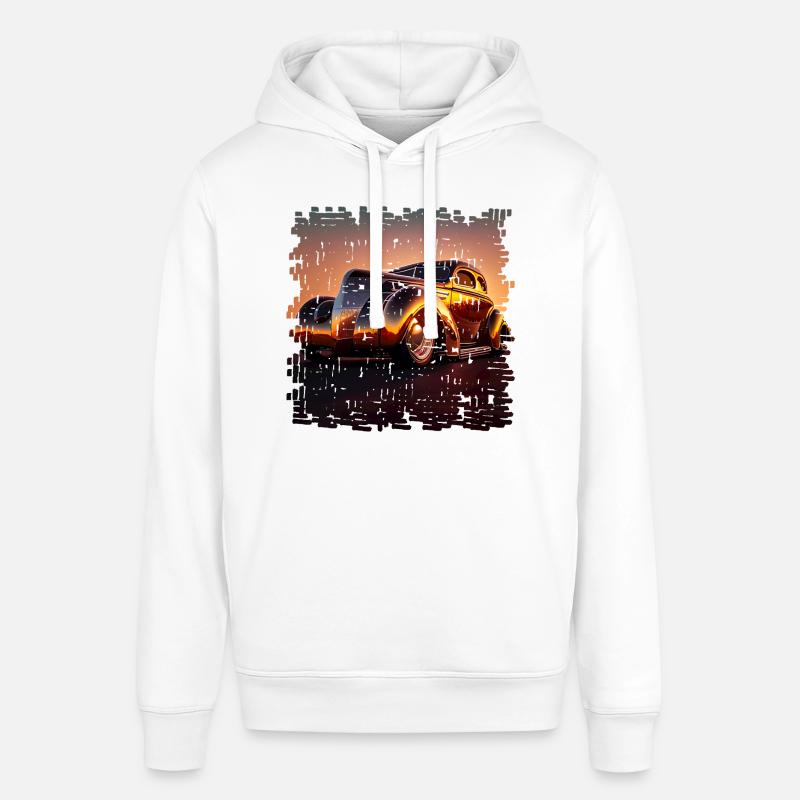 Beschleunigungsrennen oder Drag Racing - Stanley/Stella Unisex Hoodie SOUNDER - Weiß