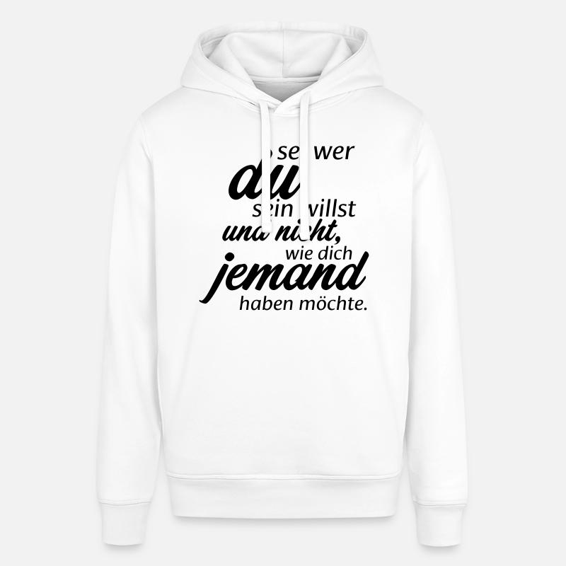 Sei wer du sein willst - Stanley/Stella Unisex Hoodie SOUNDER - Weiß