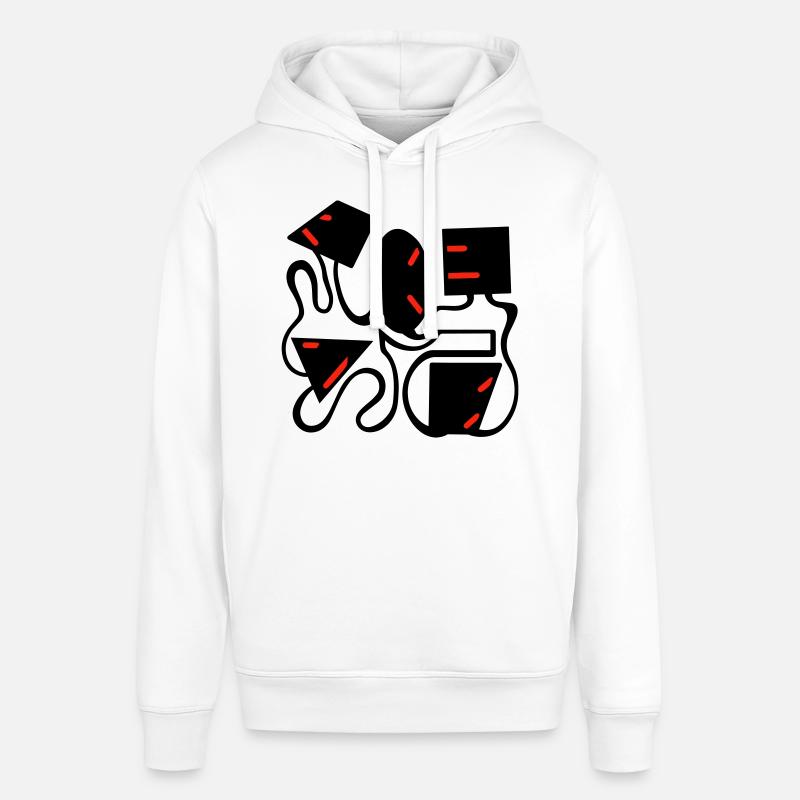 Gesicht — Form — Charakter — Temperament - Stanley/Stella Unisex Hoodie SOUNDER - Weiß