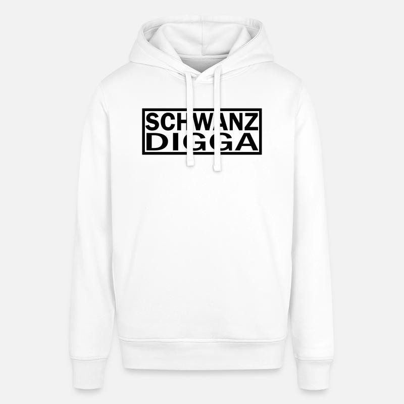 QUEUE DIGGA - Sweat à capuche SOUNDER Stanley/Stella Unisexe - blanc