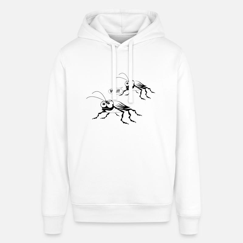 Cafards en cours d'exécution - Sweat à capuche SOUNDER Stanley/Stella Unisexe - blanc
