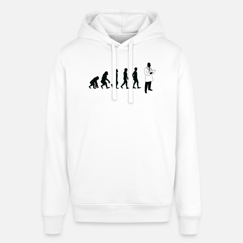 médecin de l'évolution - Sweat à capuche SOUNDER Stanley/Stella Unisexe - blanc